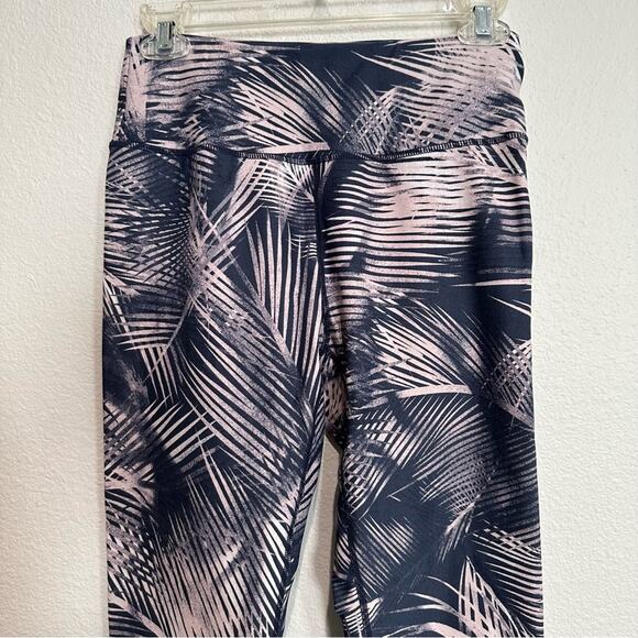 Calvin Klein Performance Palm Leaf Leggings SZ M - Picture 3 of 10